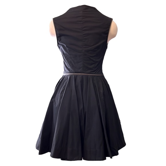 All Saints Spitalfields ‘Caden' Zipper Pleated Midi Dress, size 4 - Picture 9 of 15